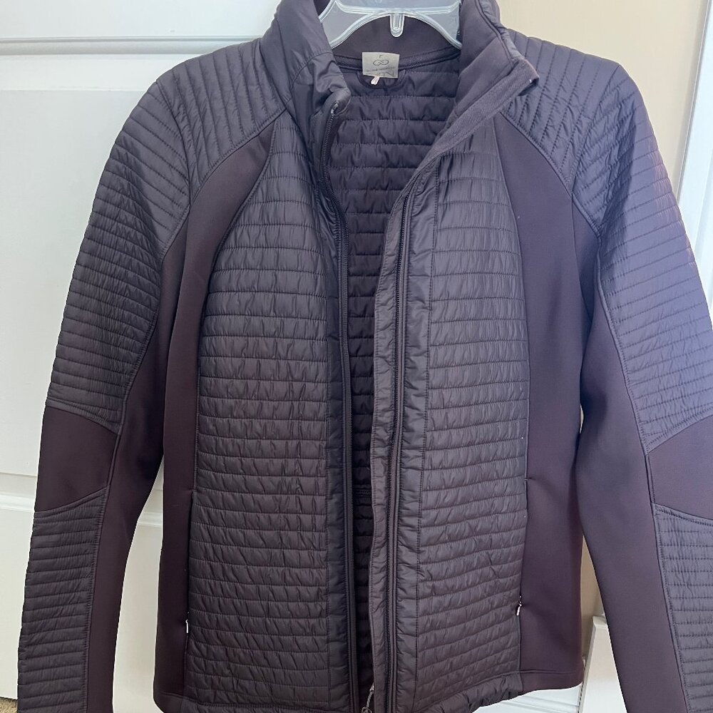 Calia brown down athletic jacket size L